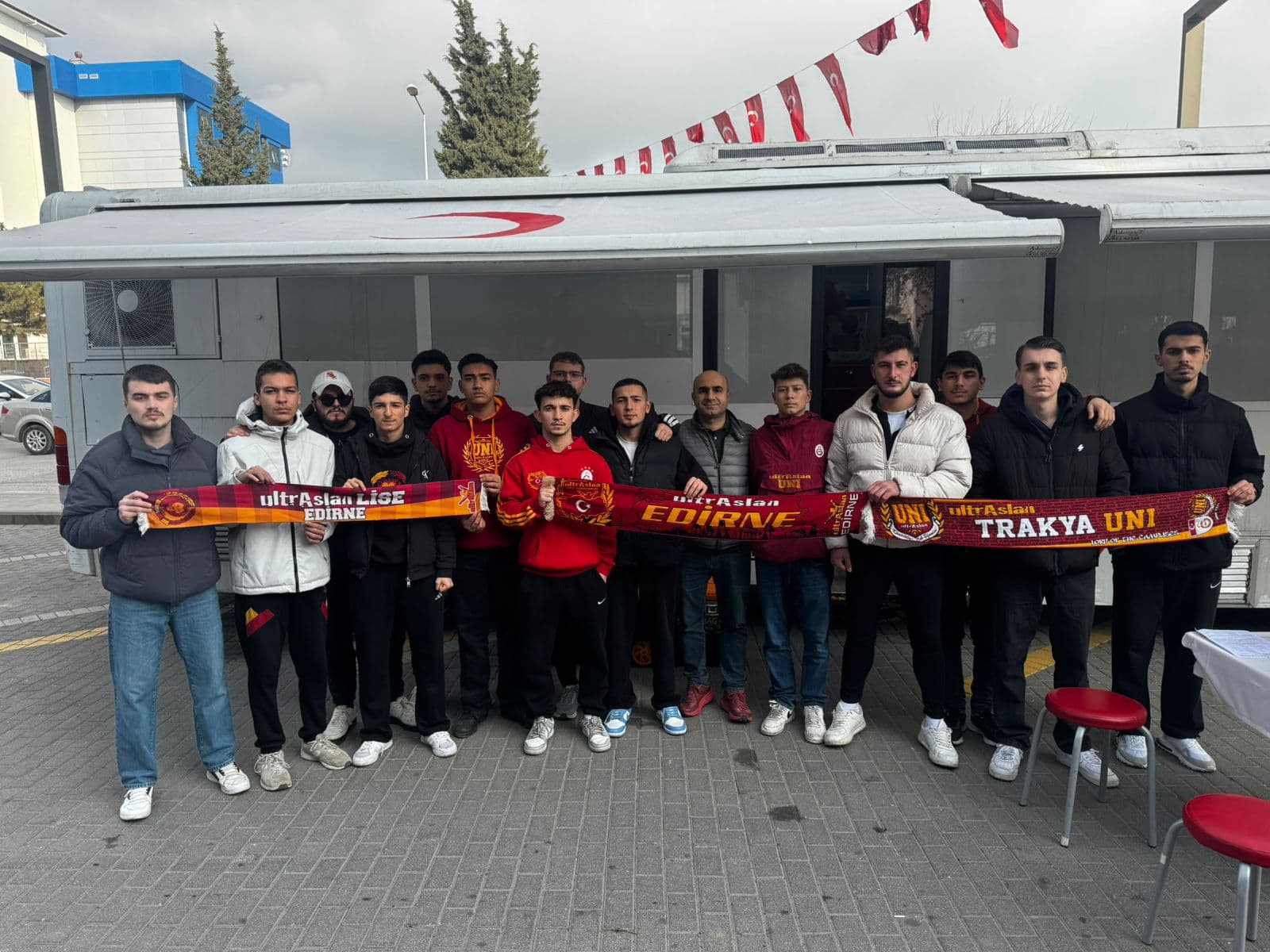 ultrAslanLİSE Edirne’den Kızılay'a Kan Bağışı Desteği
